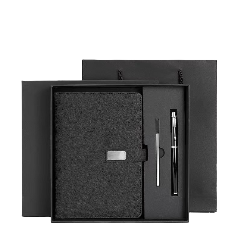 Custom A5 Notebook Pen Executive Set with UV Printing & Custom Logo-Corporate Business Office Gifts for Men New Year Graduation