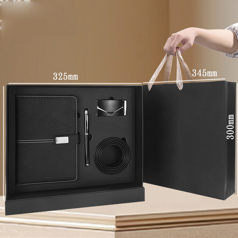 2026 Planner Printing A5 Diary Students PU Leather Hardcover Embossed Journal Business Custom Notebooks Pen Belt Gift Set