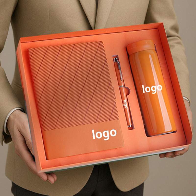 Wholesale Promotional Luxury Gift Items Notebook A5 Leather Journal Customized Business Office Diary Corporate Gift Set With Cup