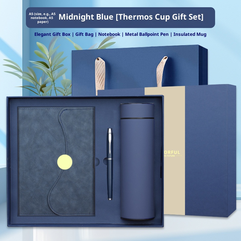 2025 Corporate Promotion Luxury High Quality Notebook Gift Set with Custom Logo Pen Silk Screen Printing-Valentine's Day Edition