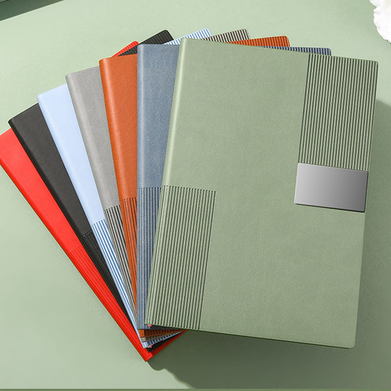 Wholesale Custom Logo Hardcover Notebooks A5 Waterproof Pu Leather Cheap Price Diary Printing Line in Stock Journals for Student