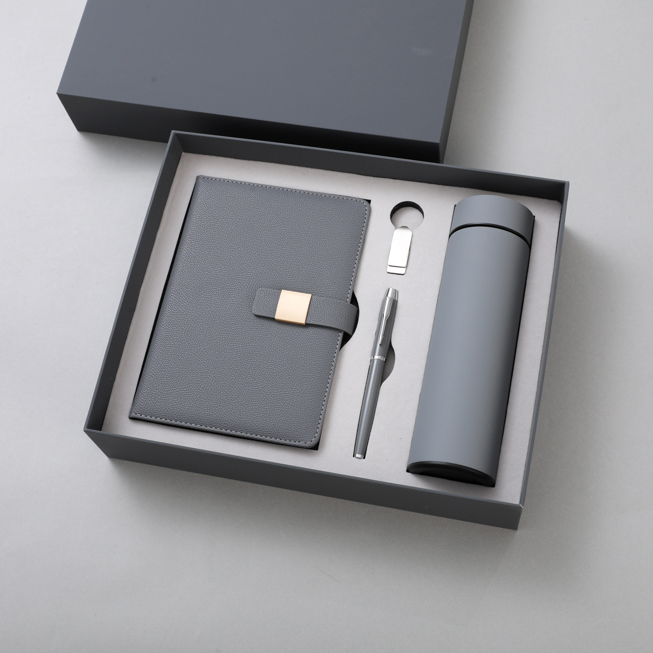 Custom Corporate Gift Set Luxury Vacuum Cup Notebook Executive Kits Business Promotional Gift Set With Box Commemorative Gift 2