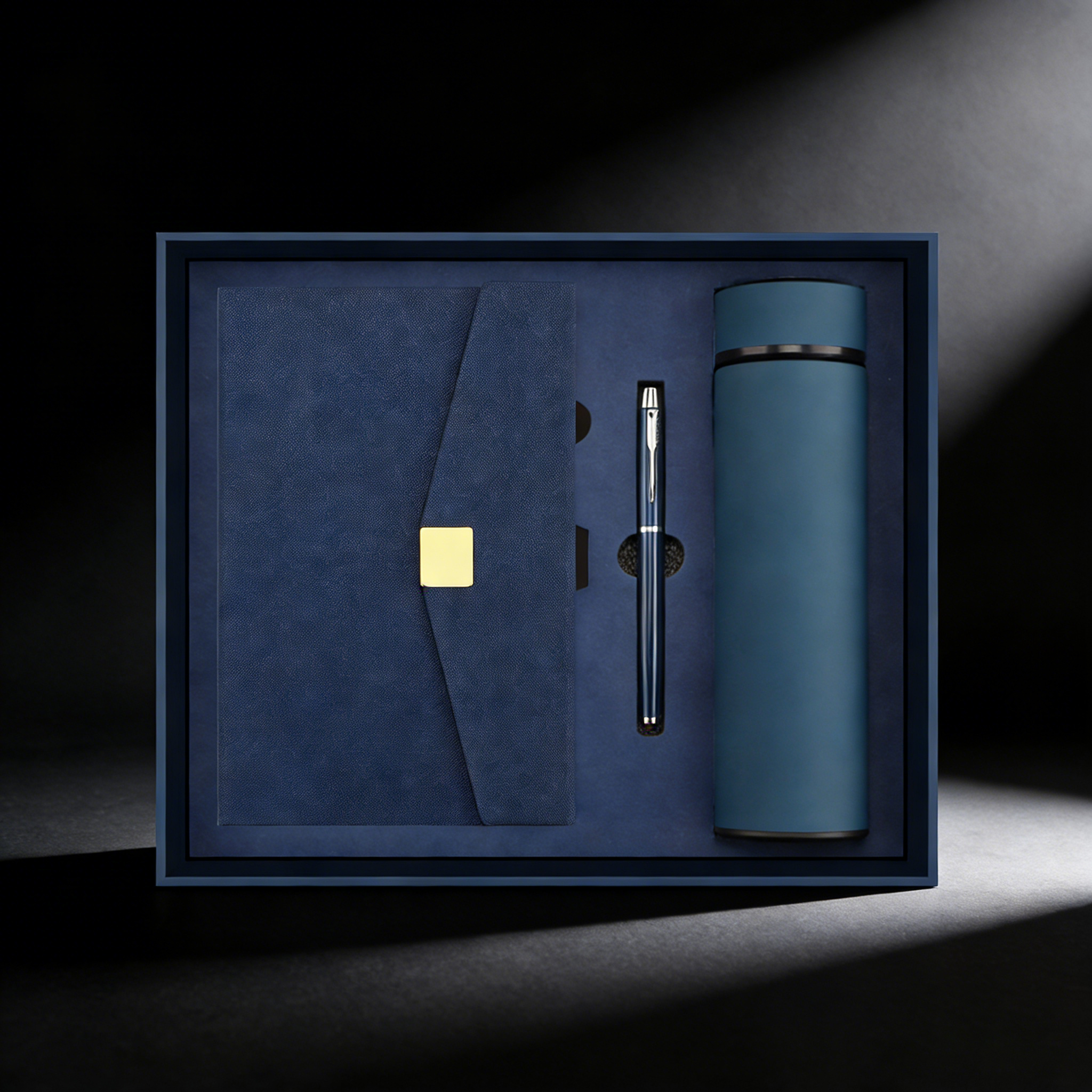 2027 Custom Corporate Gift Set Luxury Vacuum Cup Notebook Executive Kits Business Promotional Set With Box Commemorative Gift