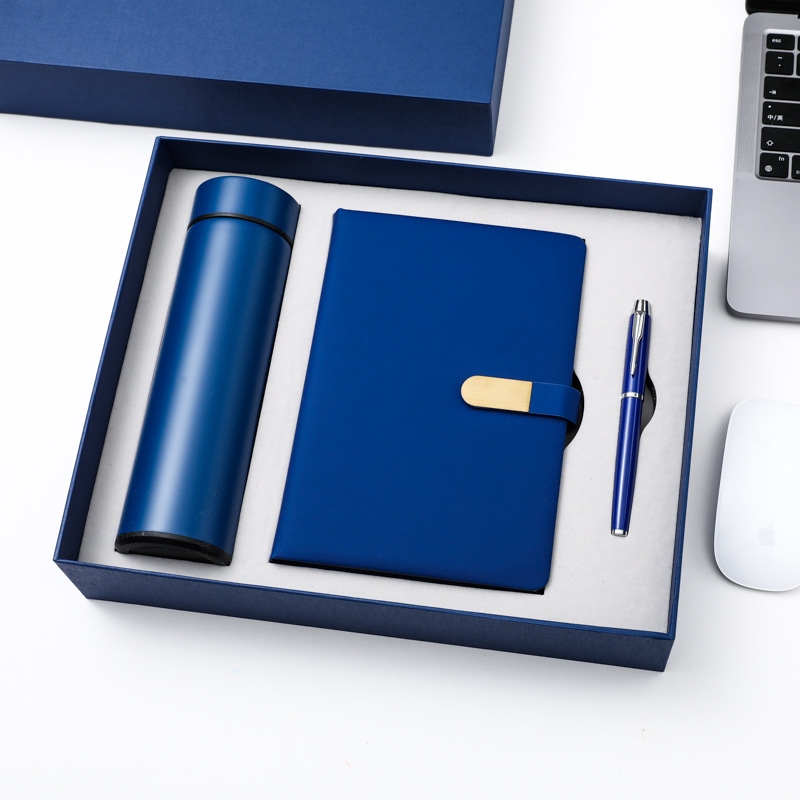 Simple Business Gift Box Thermos Cup Notebook Set Smart Temperature Cup Notepad Creative Gift Office Corporate Gift Set