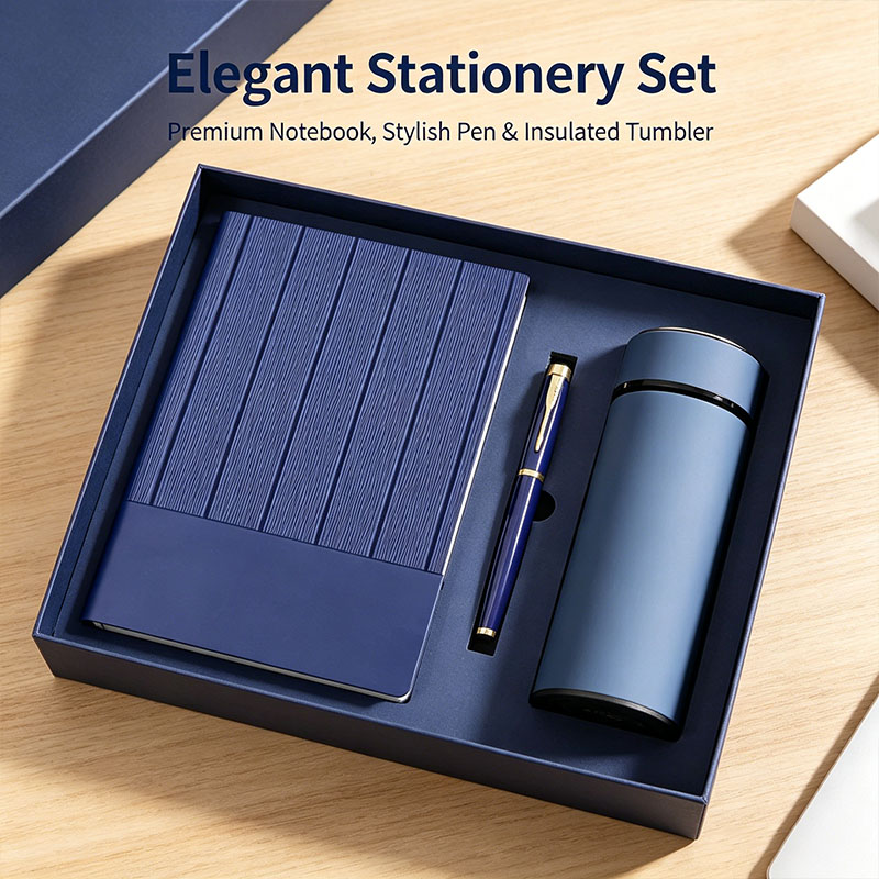 2027 Hot Sale Custom Logo Corporate Gift Box Set with Notebook Pen and Mug for Corporate Events & Client Business Gifts