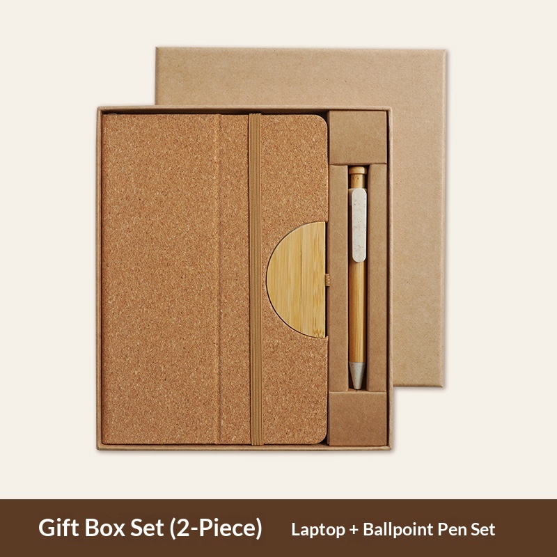 Luxury Personalized 2pcs Custom Leather Notebook Stylus Pen Set for Executive Business Gift Business Gift Set
