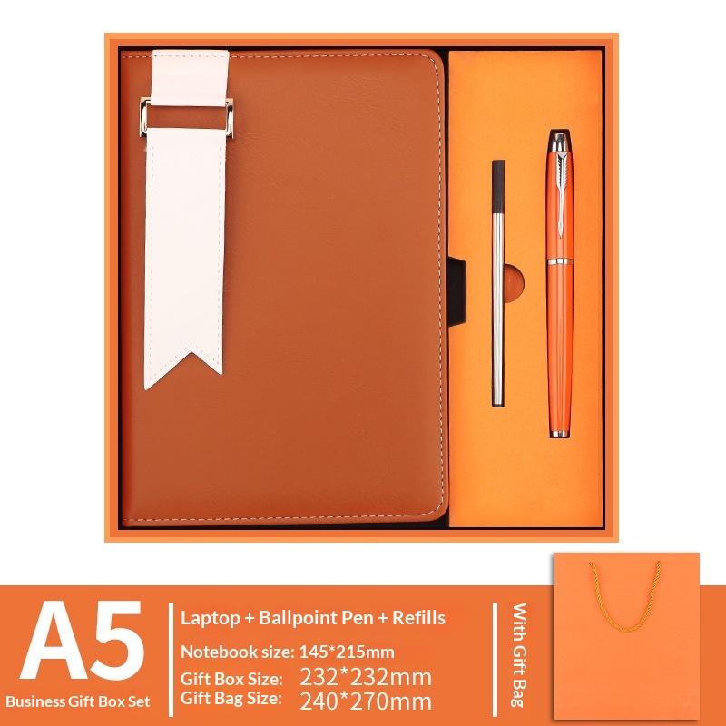 Exclusive Custom Logo 3-in-1 Custom Notebook Ballpoint Pen Refill for Executive Business Gift Business Gift Set