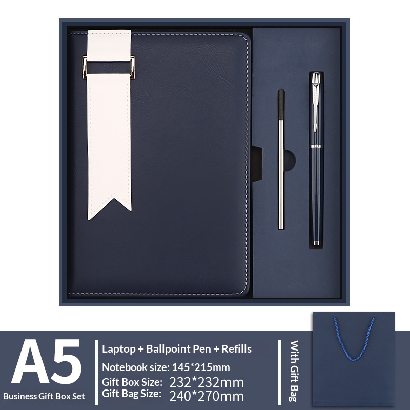 High-End Personalized 3-in-1 Classic Notebook Pen Refill Set for High School Graduates Promotional Gift Set
