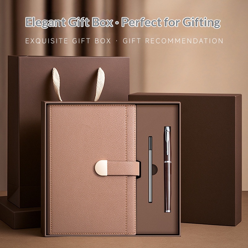 Modern Custom Logo 3pcs Modern Notebook and Pen Set for Client Promotional Gift Promotional Gift Set