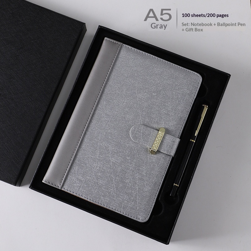 Modern Custom Logo 2-in-1 Custom Notebook Pen Set for Office Package CorporateMift Set