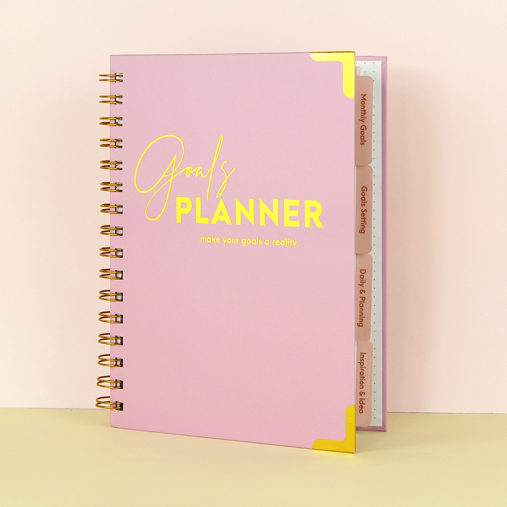 Luxury 2026 Planner Notebook (Coiled Version) Personalized A5 Pu  Leather Notebook for Employee
