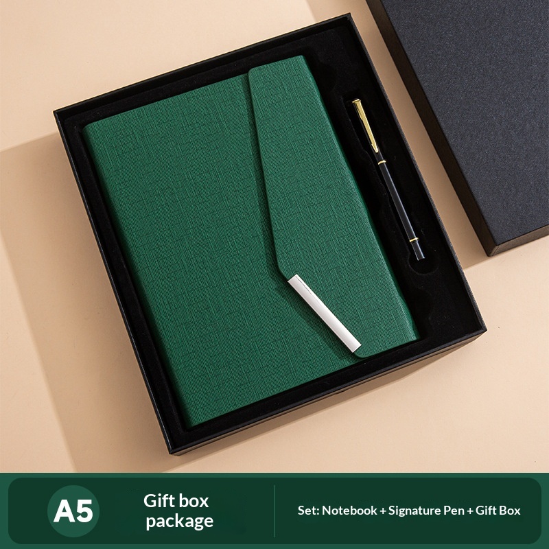 Stylish Personalized 2-1 Loose-leaf Card Holder Notebook Pen Set for Wedding Guest Souvenirs PromotionalHift Set