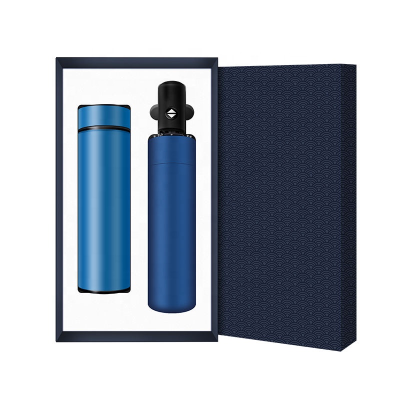 Elegant Personalized 3pcs Luxury Notebook Signature Pen Umbrella Set for Corporate Welcoming Gifts Executive Gift Set