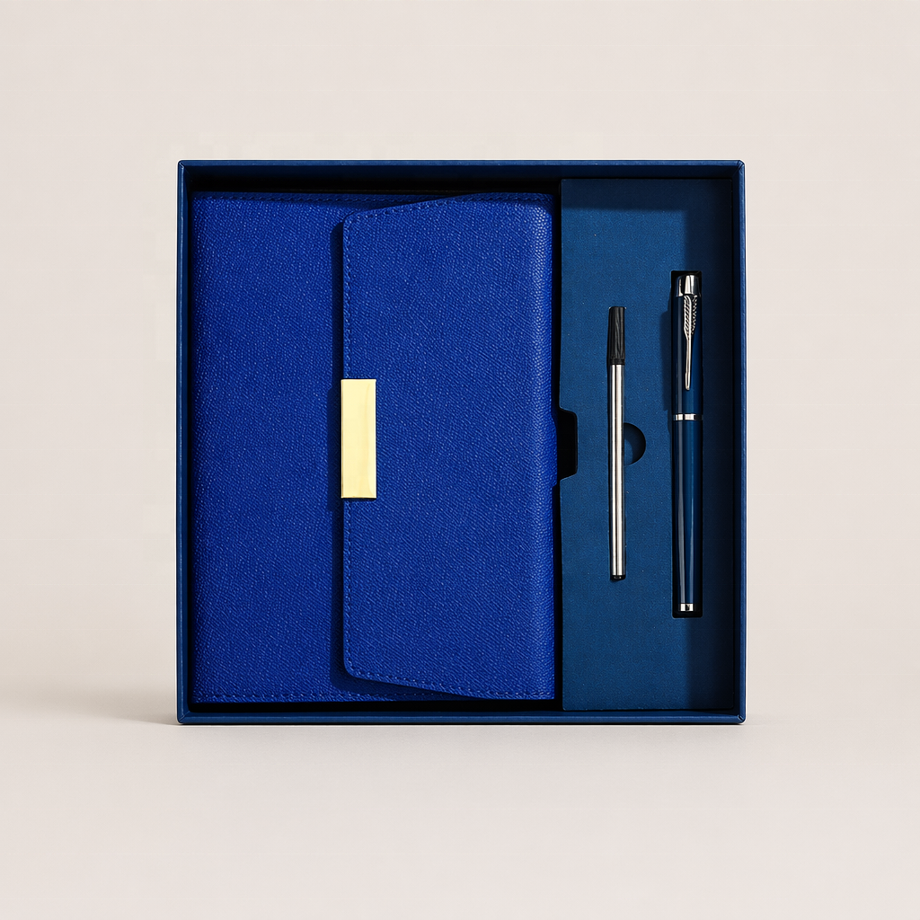 Custom Notebook and Pen Set Personalized Diary with Gift Box, Engraved Diary, Best New Job Gift, Personalized Gift