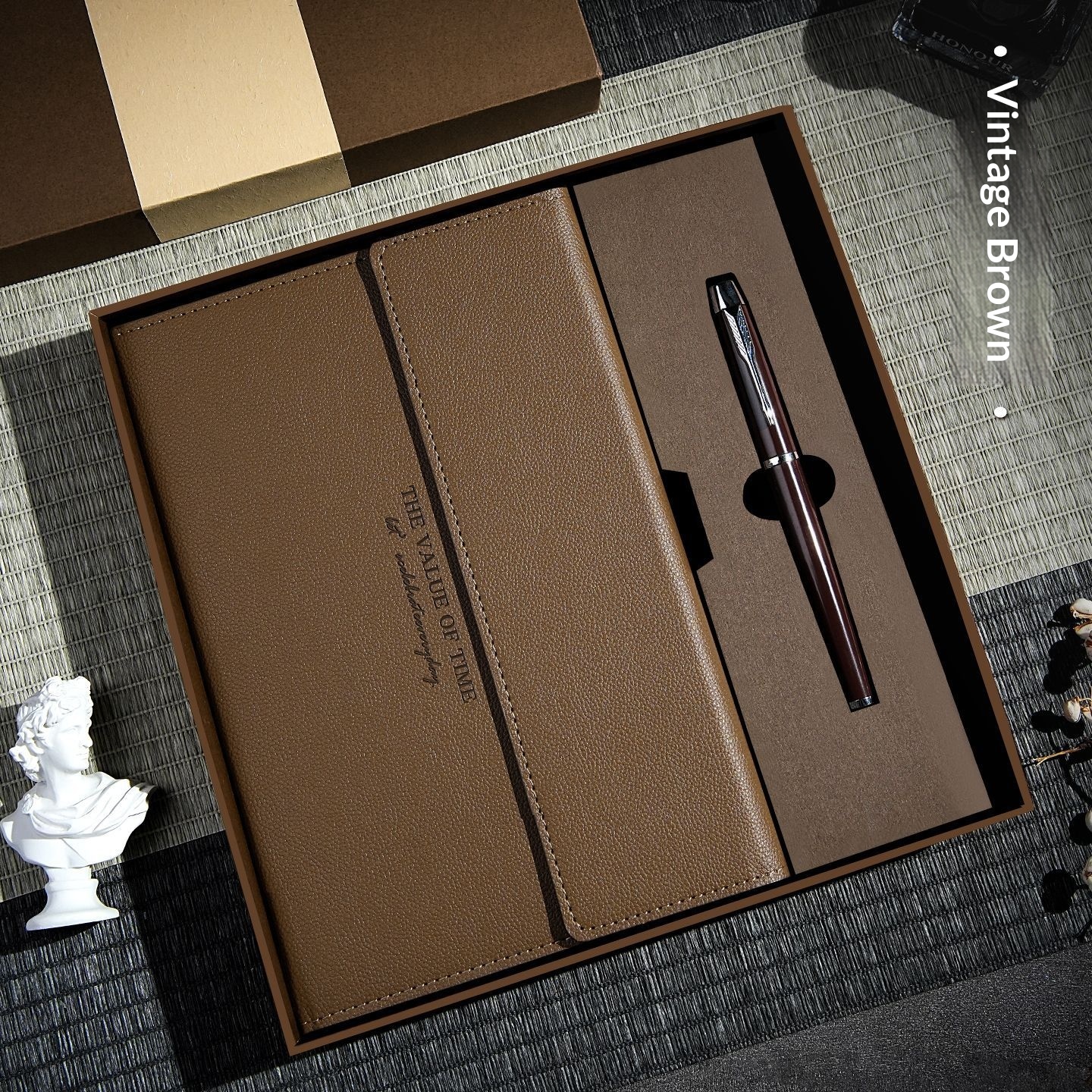 Custom Logo Eco-Friendly Notebook Pen Refill Set for Employee Appreciation Corporate Gift Set