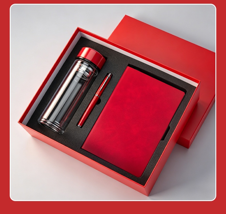 Personalized 3 in 1 Corporate Gift Set Which Includes Diary & Metal Pen Bottle Set Personalised Corporate Gift for Clients