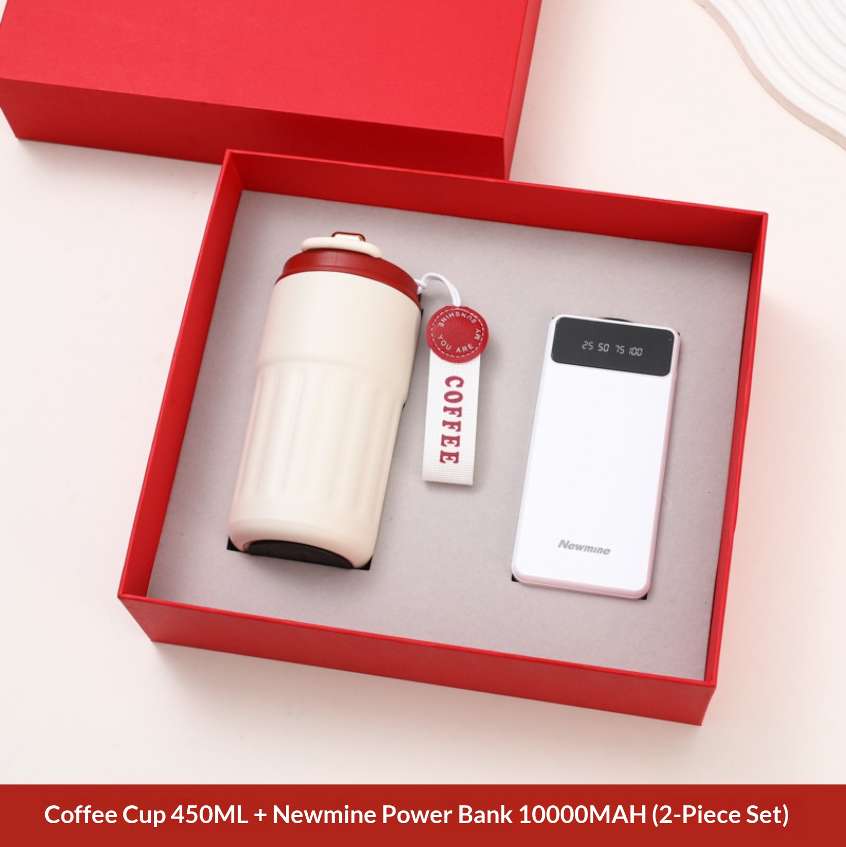 Employee Conference Welcome Kit Personalized Coffee Cup Power Bank Set Business Gift Set