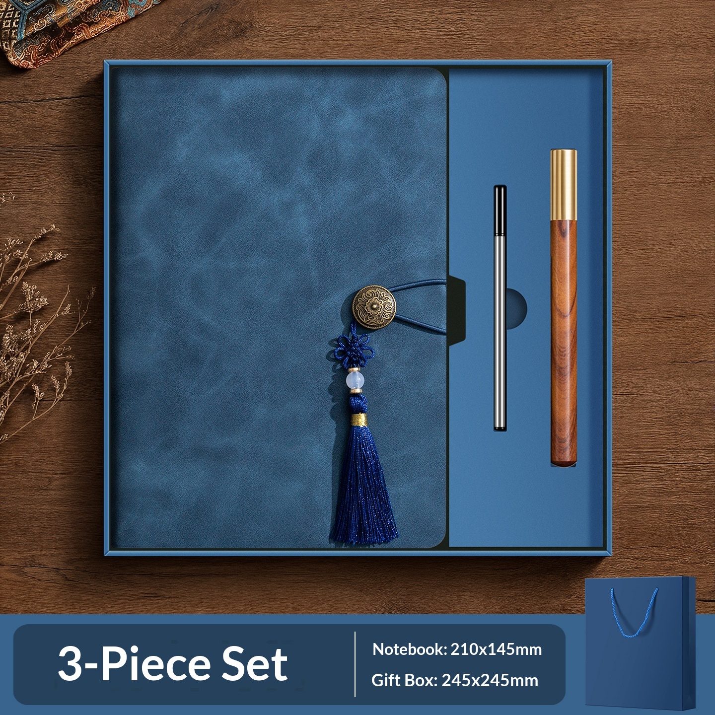 Business Onboarding Souvenir Personalized Notebook Pen and Pen Refill Set Conference Promotional Business Gift Set