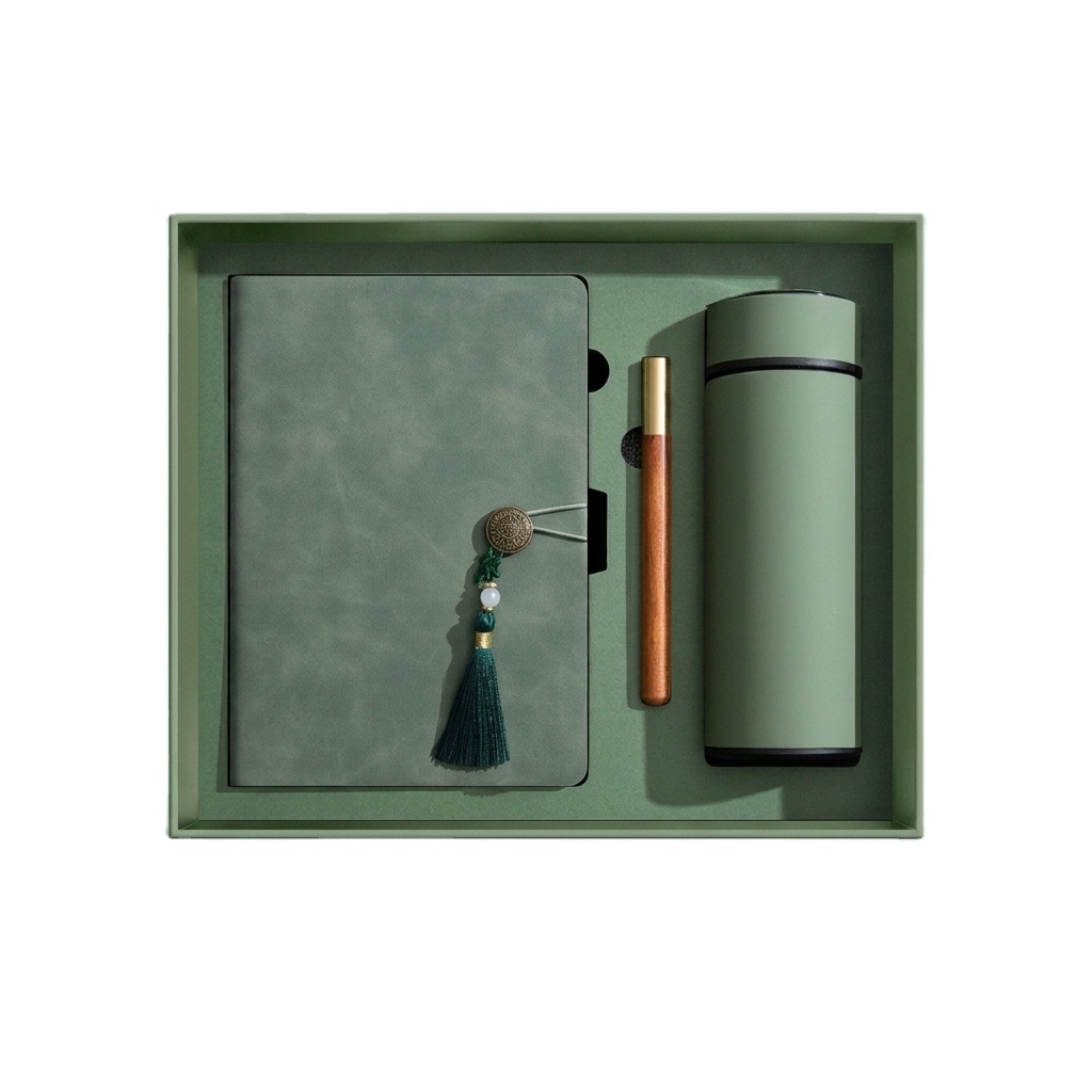 Multi-functional Personalized All-in-one Stationery Office Supplies Set Notebook Pen Promotional Business Gifts