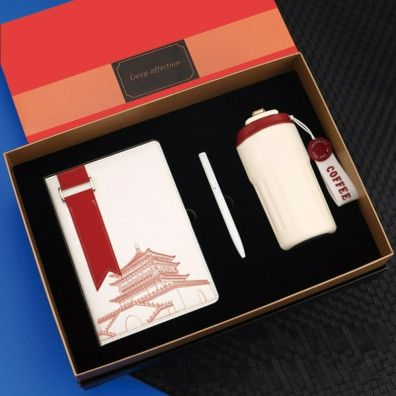 Ready to Ship Shipping Custom Branding Gift Set Notebook Pen Bottle Set for  Promotional Business Gifts and Souvenir Gift Items