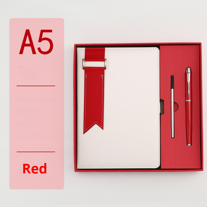 Small Order Shipping Custom Branding Gift Set Including A5 Notebook with Pen and Pen Refill for Souvenir Gift Items