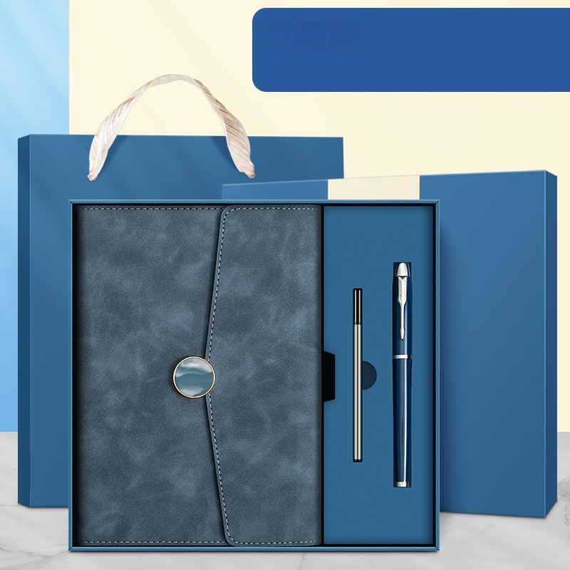 Ready to Ship a Custom logo Notebook with a Pen and Pen Refill for Student Graduation and a Fast-delivery Business Gift Set