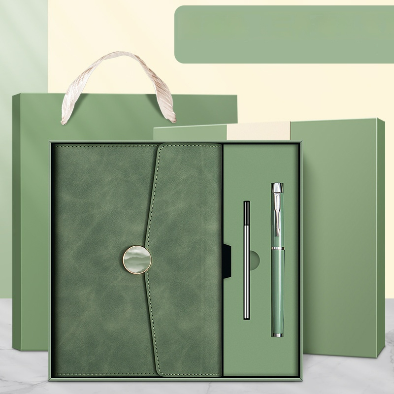 Low MOQ Wedding and Birthday Party Favors and Custom Branding Gift Sets Including Notebook with Pen and Pen Refill