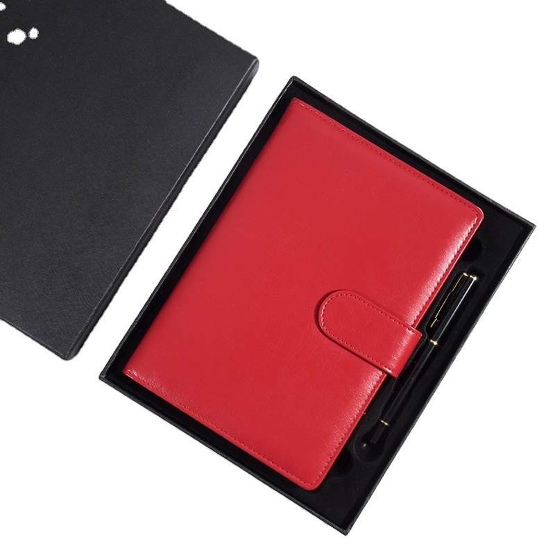 Cheap Bulk Corporate Branding Gift Set Notebook with Pen