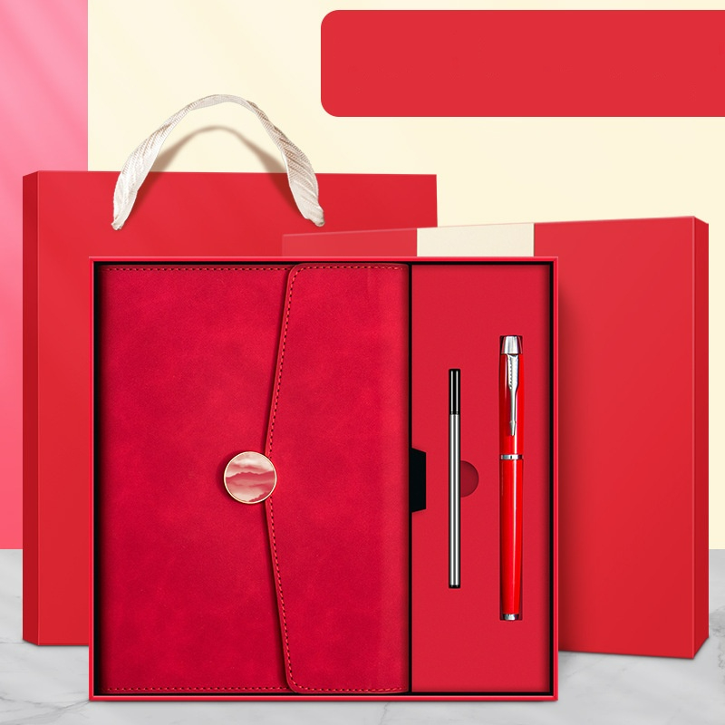 Small Order Personalized Notebook with Pen and Pen Refill Ready to Ship Promotional Business Gift Set and Souvenir Gift Items