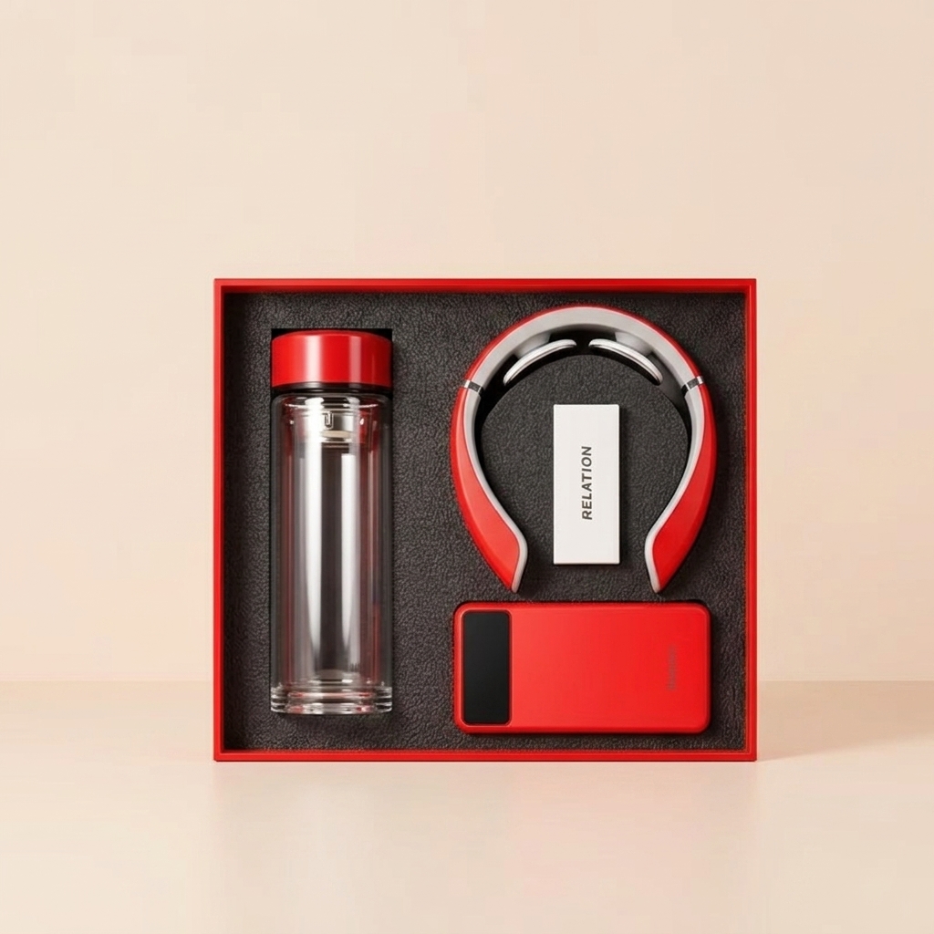Business Gift Set - Notebook, Insulated Cup - Company Opening Year-end Party Gift - for Employees and Customers