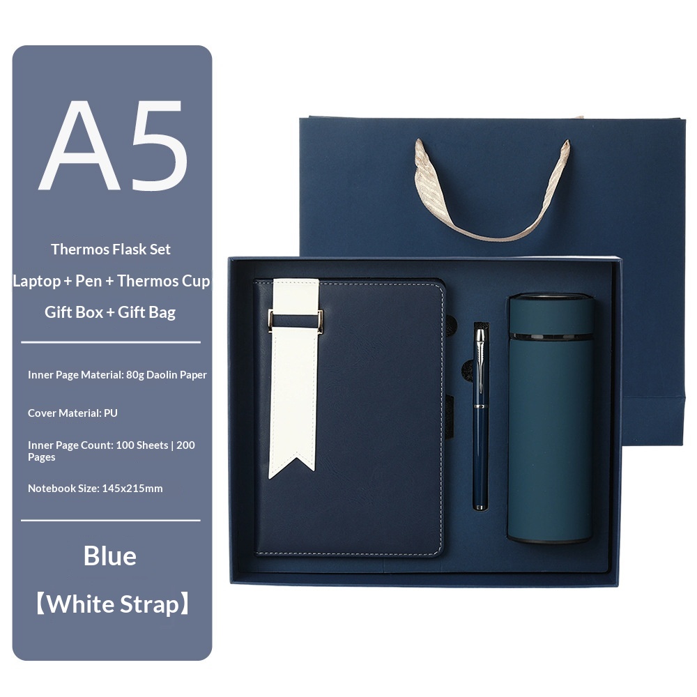 High Quality VIP Corporate Gift Set Notebook Pen Thermos Flask  with Custom Logo