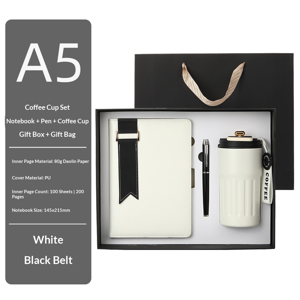 High Quality Professional Corporate Gift Set Notebook Pen Thermos Flask with Custom Logo